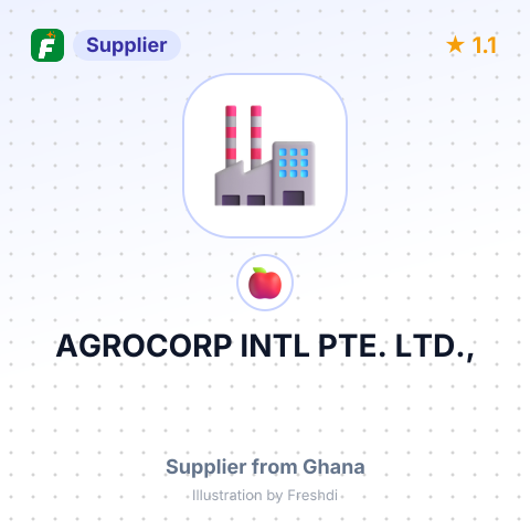 AGROCORP INTL PTE. LTD., – summary card, no photo uploaded yet