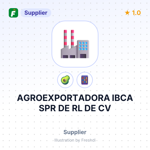AGROEXPORTADORA IBCA SPR DE RL DE CV – summary card, no photo uploaded yet