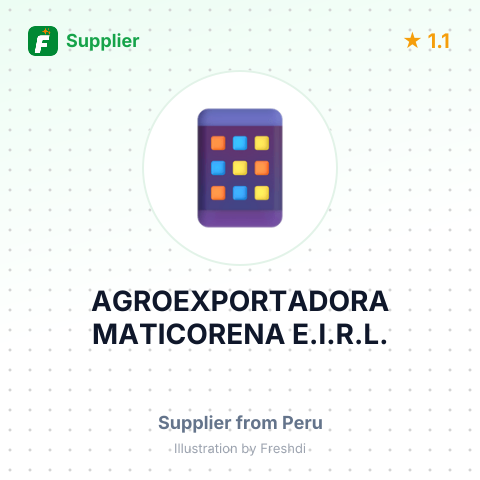 AGROEXPORTADORA MATICORENA E.I.R.L. – summary card, no photo uploaded yet