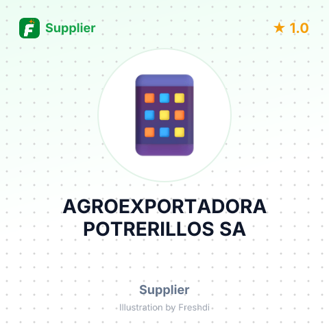 AGROEXPORTADORA POTRERILLOS SA – summary card, no photo uploaded yet