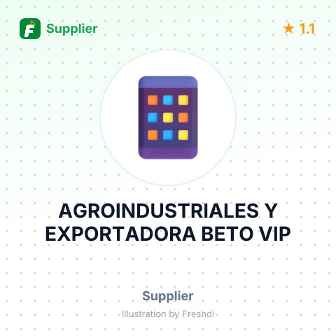 AGROINDUSTRIALES Y EXPORTADORA BETO VIP – summary card, no photo uploaded yet