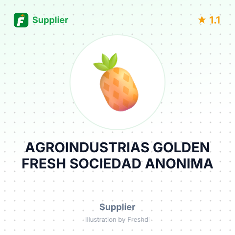 AGROINDUSTRIAS GOLDEN FRESH SOCIEDAD ANONIMA – summary card, no photo uploaded yet