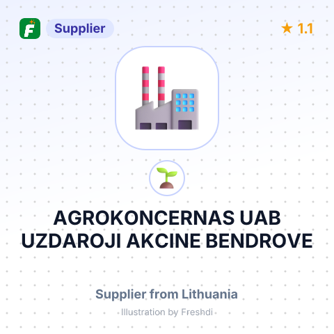 AGROKONCERNAS UAB UZDAROJI AKCINE BENDROVE – summary card, no photo uploaded yet