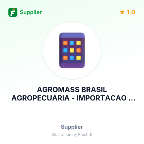 AGROMASS BRASIL AGROPECUARIA - IMPORTACAO E EXPORTACAO LTDA – summary card, no photo uploaded yet
