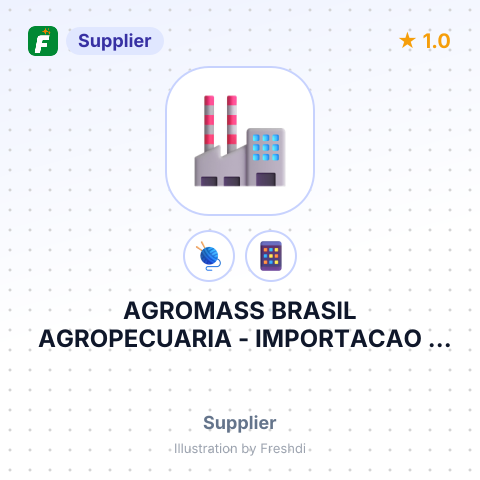 AGROMASS BRASIL AGROPECUARIA - IMPORTACAO E EXPORTACAO – summary card, no photo uploaded yet