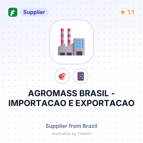 AGROMASS BRASIL - IMPORTACAO E EXPORTACAO – summary card, no photo uploaded yet