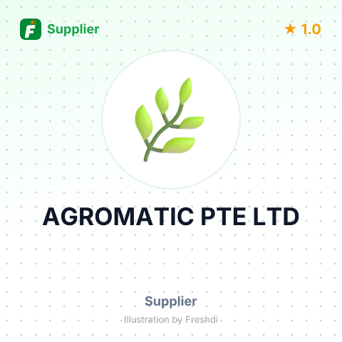AGROMATIC PTE LTD – summary card, no photo uploaded yet