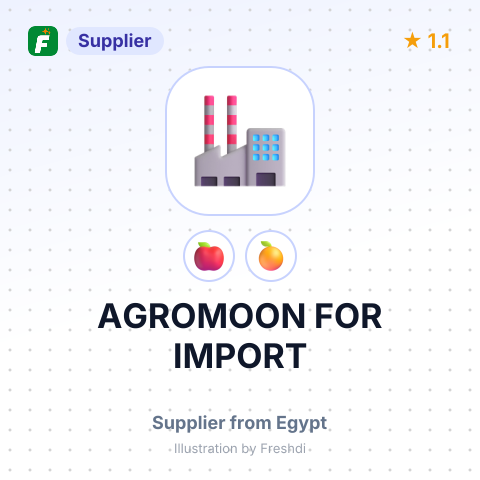 AGROMOON FOR IMPORT – summary card, no photo uploaded yet
