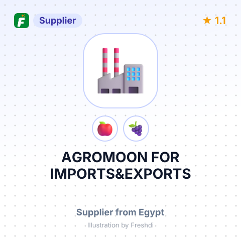 AGROMOON FOR IMPORTS&EXPORTS – summary card, no photo uploaded yet