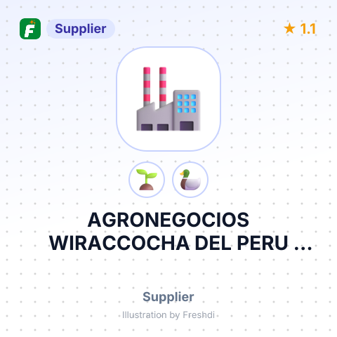 AGRONEGOCIOS WIRACCOCHA DEL PERU S.A.C – summary card, no photo uploaded yet