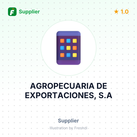 AGROPECUARIA DE EXPORTACIONES, S.A – summary card, no photo uploaded yet