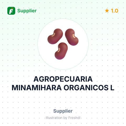 AGROPECUARIA MINAMIHARA ORGANICOS L – summary card, no photo uploaded yet