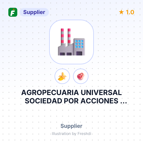 AGROPECUARIA UNIVERSAL SOCIEDAD POR ACCIONES SIMPLIFICADA CO – summary card, no photo uploaded yet