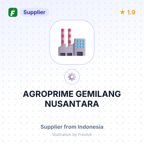 AGROPRIME GEMILANG NUSANTARA – summary card, no photo uploaded yet