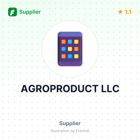 AGROPRODUCT LLC – summary card, no photo uploaded yet