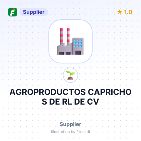 AGROPRODUCTOS CAPRICHO S DE RL DE CV – summary card, no photo uploaded yet