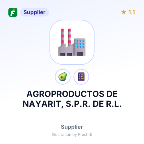 AGROPRODUCTOS DE NAYARIT, S.P.R. DE R.L. – summary card, no photo uploaded yet
