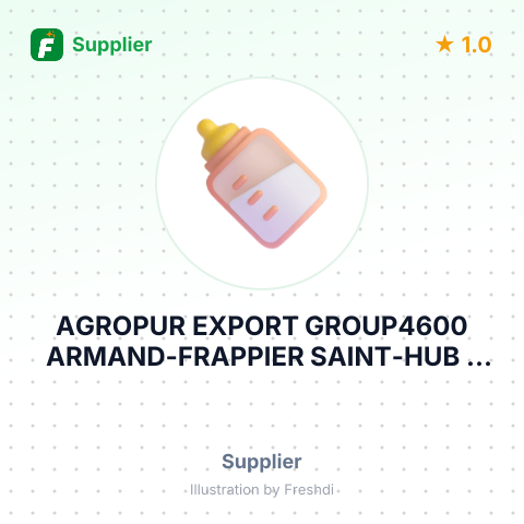 AGROPUR EXPORT GROUP4600 ARMAND-FRAPPIER SAINT-HUB – summary card, no photo uploaded yet