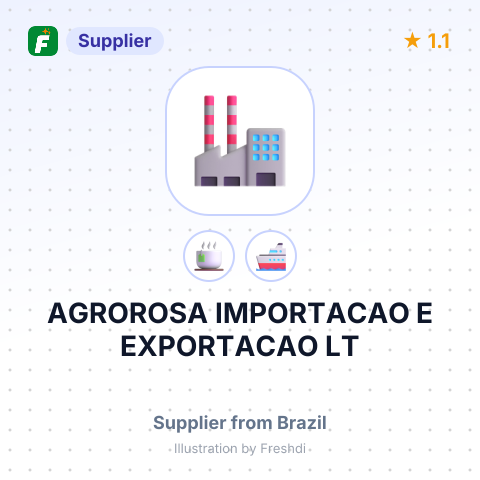 AGROROSA IMPORTACAO E EXPORTACAO LT – summary card, no photo uploaded yet
