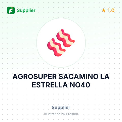 AGROSUPER SACAMINO LA ESTRELLA NO40 – summary card, no photo uploaded yet