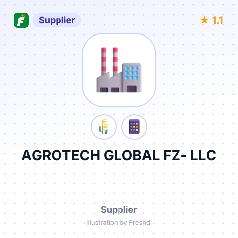 AGROTECH GLOBAL FZ- LLC – summary card, no photo uploaded yet