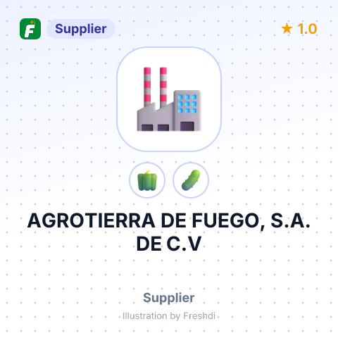 AGROTIERRA DE FUEGO, S.A. DE C.V – summary card, no photo uploaded yet