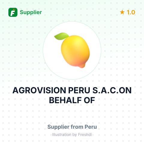 AGROVISION PERU S.A.C.ON BEHALF OF – summary card, no photo uploaded yet