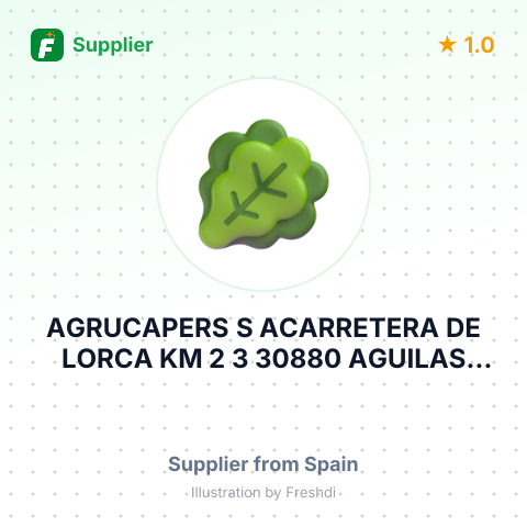 AGRUCAPERS S ACARRETERA DE LORCA KM 2 3 30880 AGUILAS MURCIA SPAIN – summary card, no photo uploaded yet