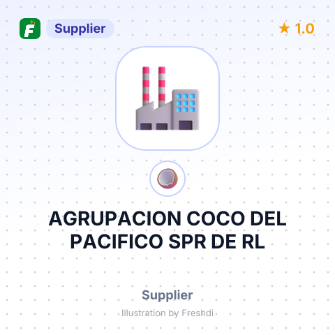 AGRUPACION COCO DEL PACIFICO SPR DE RL – summary card, no photo uploaded yet