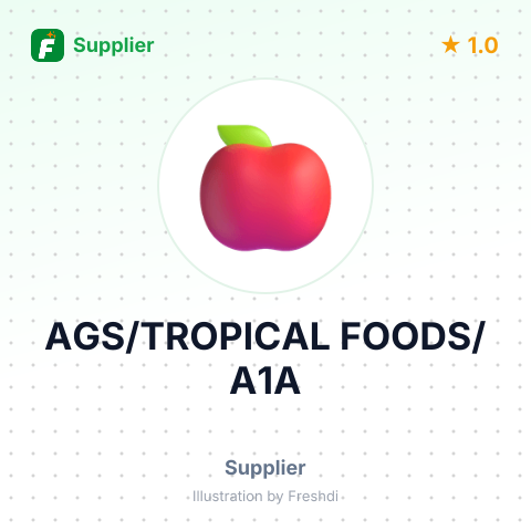 AGS/TROPICAL FOODS/A1A – summary card, no photo uploaded yet