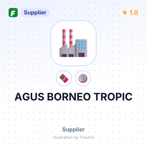AGUS BORNEO TROPIC – summary card, no photo uploaded yet