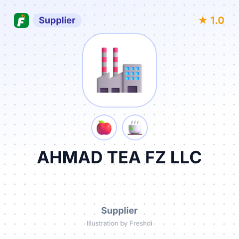 AHMAD TEA FZ LLC – summary card, no photo uploaded yet