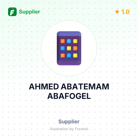 AHMED ABATEMAM ABAFOGEL – summary card, no photo uploaded yet