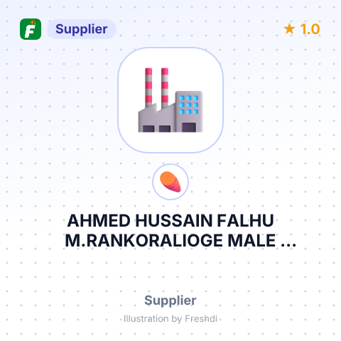 AHMED HUSSAIN FALHU M.RANKORALIOGE MALE MALDIVES – summary card, no photo uploaded yet