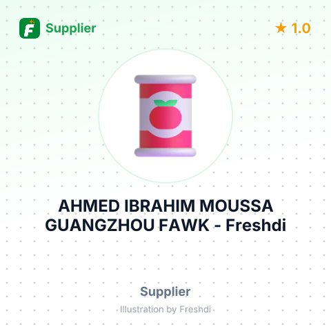 AHMED IBRAHIM MOUSSA GUANGZHOU FAWK – summary card, no photo uploaded yet