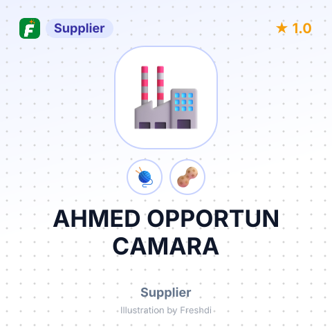 AHMED OPPORTUN CAMARA – summary card, no photo uploaded yet