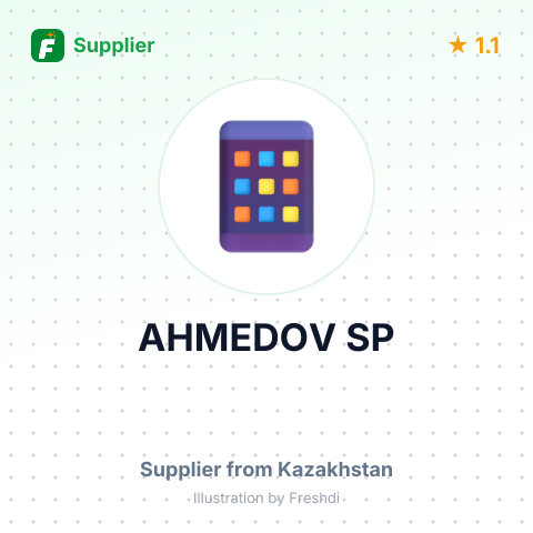 AHMEDOV SP – summary card, no photo uploaded yet