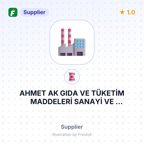 AHMET AK GIDA VE TÜKETİM MADDELERİ SANAYİ VE PAZARLAMA LİMİTED ŞİRKETİ – summary card, no photo uploaded yet