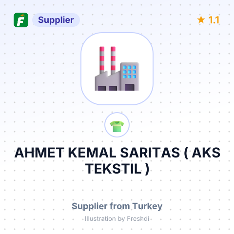 AHMET KEMAL SARITAS ( AKS TEKSTIL ) – summary card, no photo uploaded yet