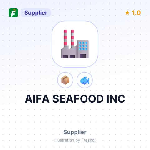 AIFA SEAFOOD INC – summary card, no photo uploaded yet