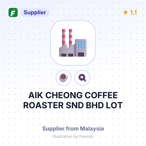 AIK CHEONG COFFEE ROASTER SND BHD LOT – summary card, no photo uploaded yet