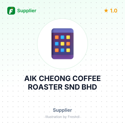 AIK CHEONG COFFEE ROASTER SND BHD – summary card, no photo uploaded yet