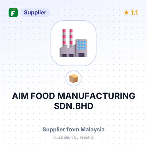 AIM FOOD MANUFACTURING SDN.BHD – summary card, no photo uploaded yet
