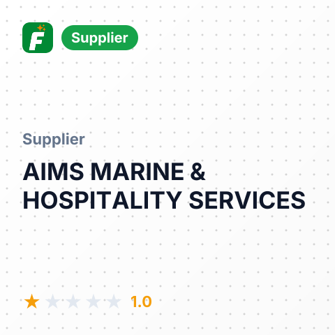 AIMS MARINE & HOSPITALITY SERVICES – summary card, no photo uploaded yet