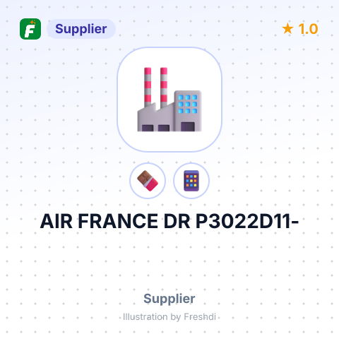AIR FRANCE DR P3022D11- – summary card, no photo uploaded yet