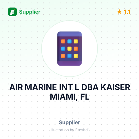 AIR MARINE INT L DBA KAISER MIAMI, FL – summary card, no photo uploaded yet
