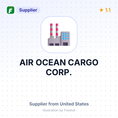 AIR OCEAN CARGO CORP. – summary card, no photo uploaded yet