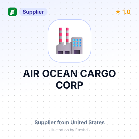 AIR OCEAN CARGO CORP – summary card, no photo uploaded yet