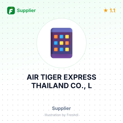 AIR TIGER EXPRESS THAILAND CO., L – summary card, no photo uploaded yet