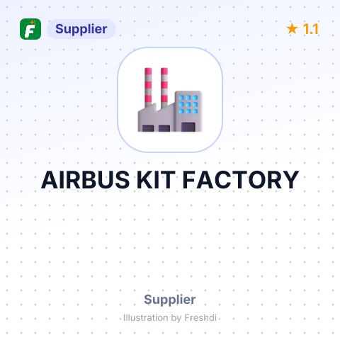 AIRBUS KIT FACTORY – summary card, no photo uploaded yet